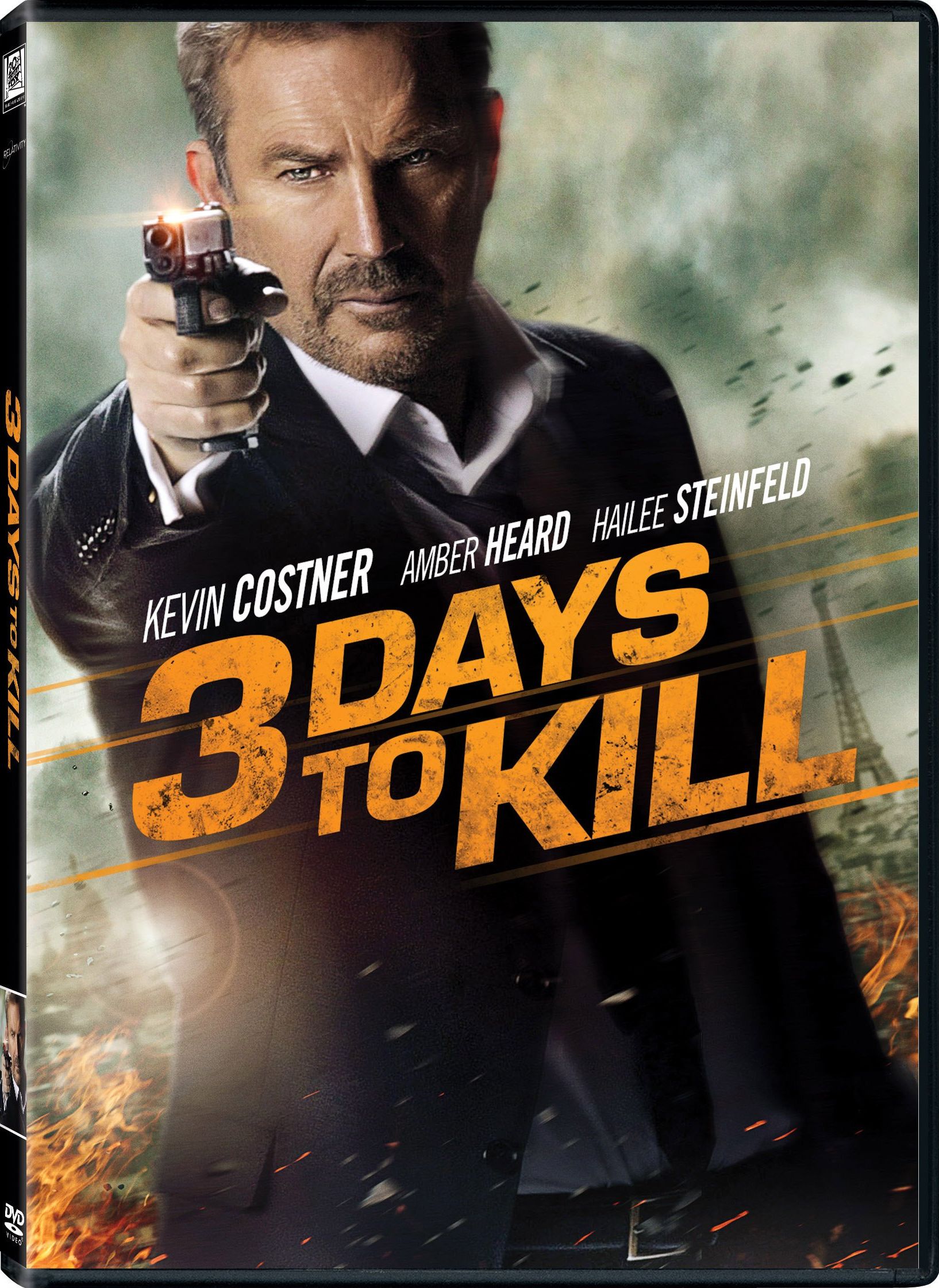 3 Days to Kill DVD-Cover