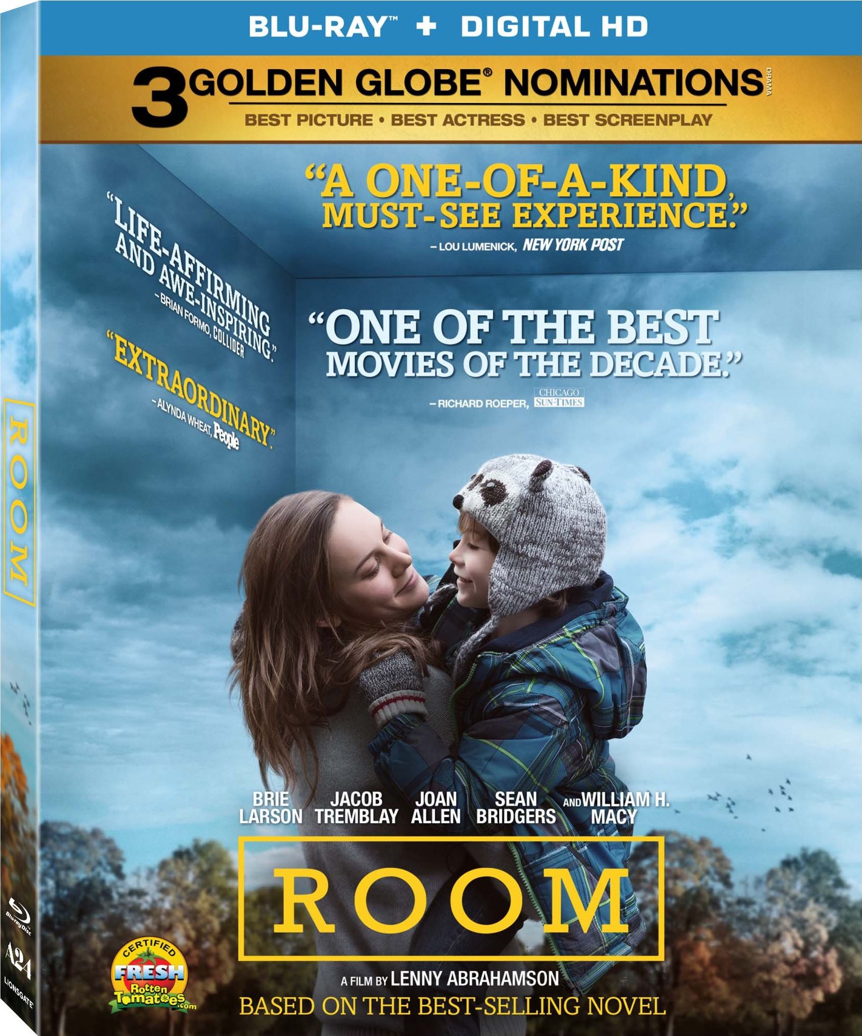 Room DVD Release Date March 1, 2016