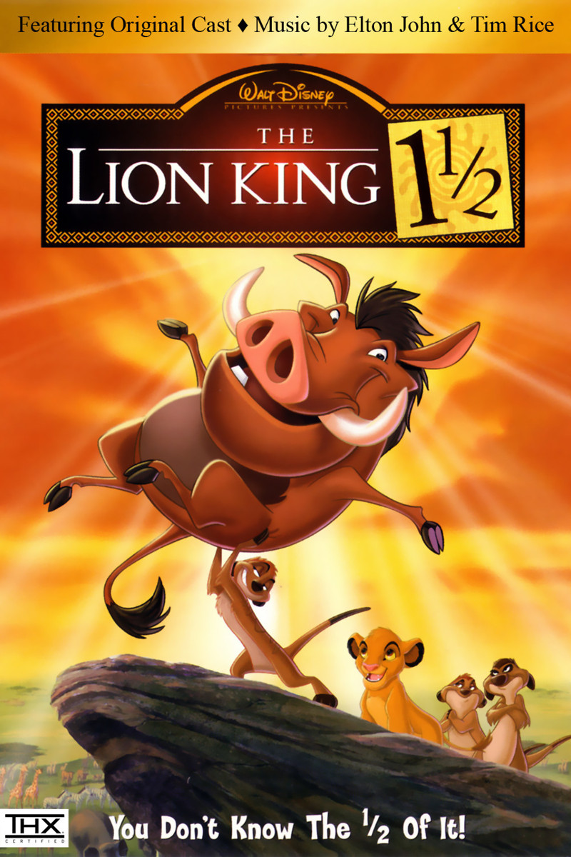 the lion king 1 1 2 video 2004 you don t know the ½ of it 1 2 3 4