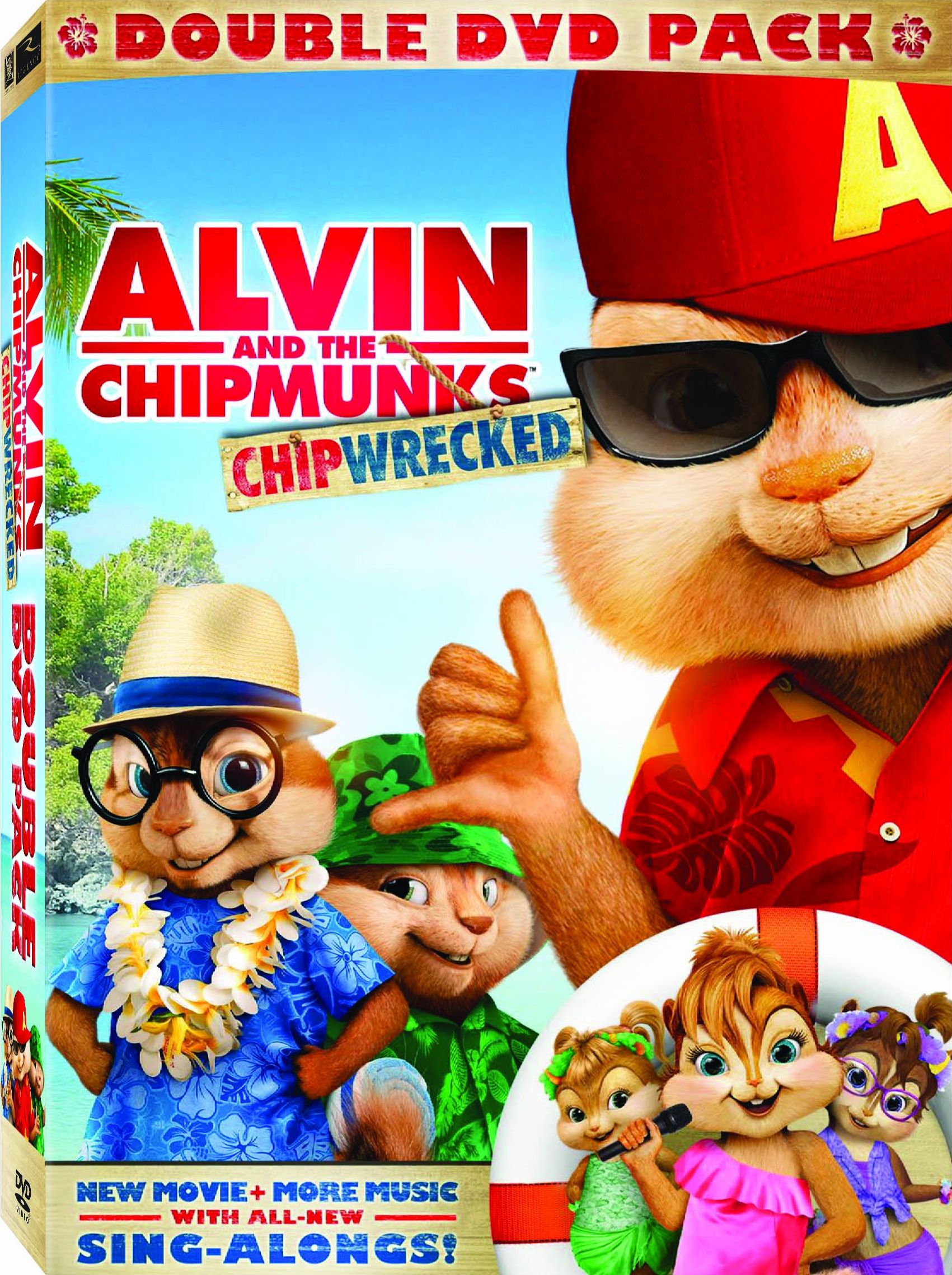 Alvin and the Chipmunks: Chipwrecked (Two Disc Edition) DVD.