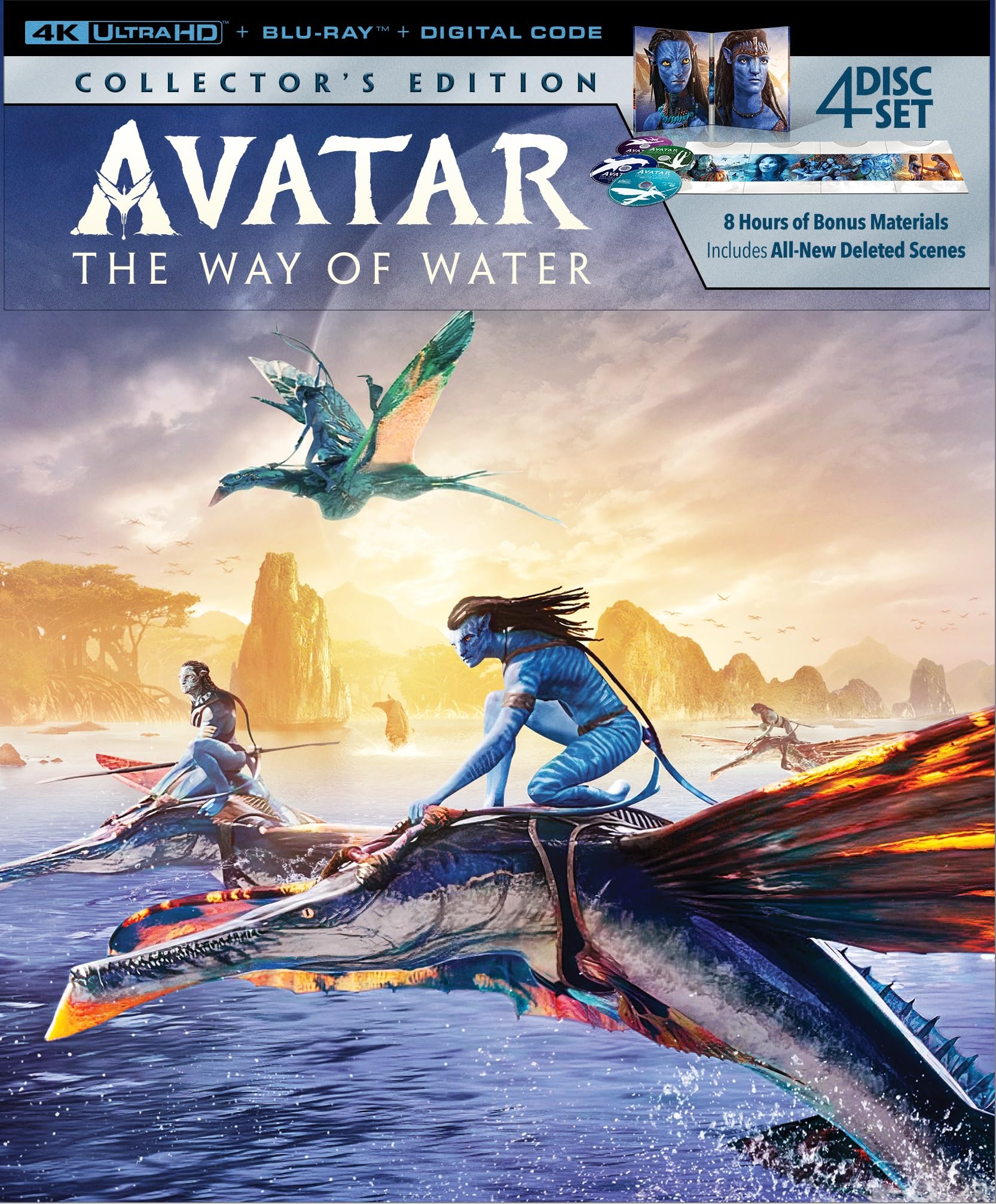 Avatar - The Way of Water - Steelbook (3D Blu-Ray) (+ 2D Blu-ray