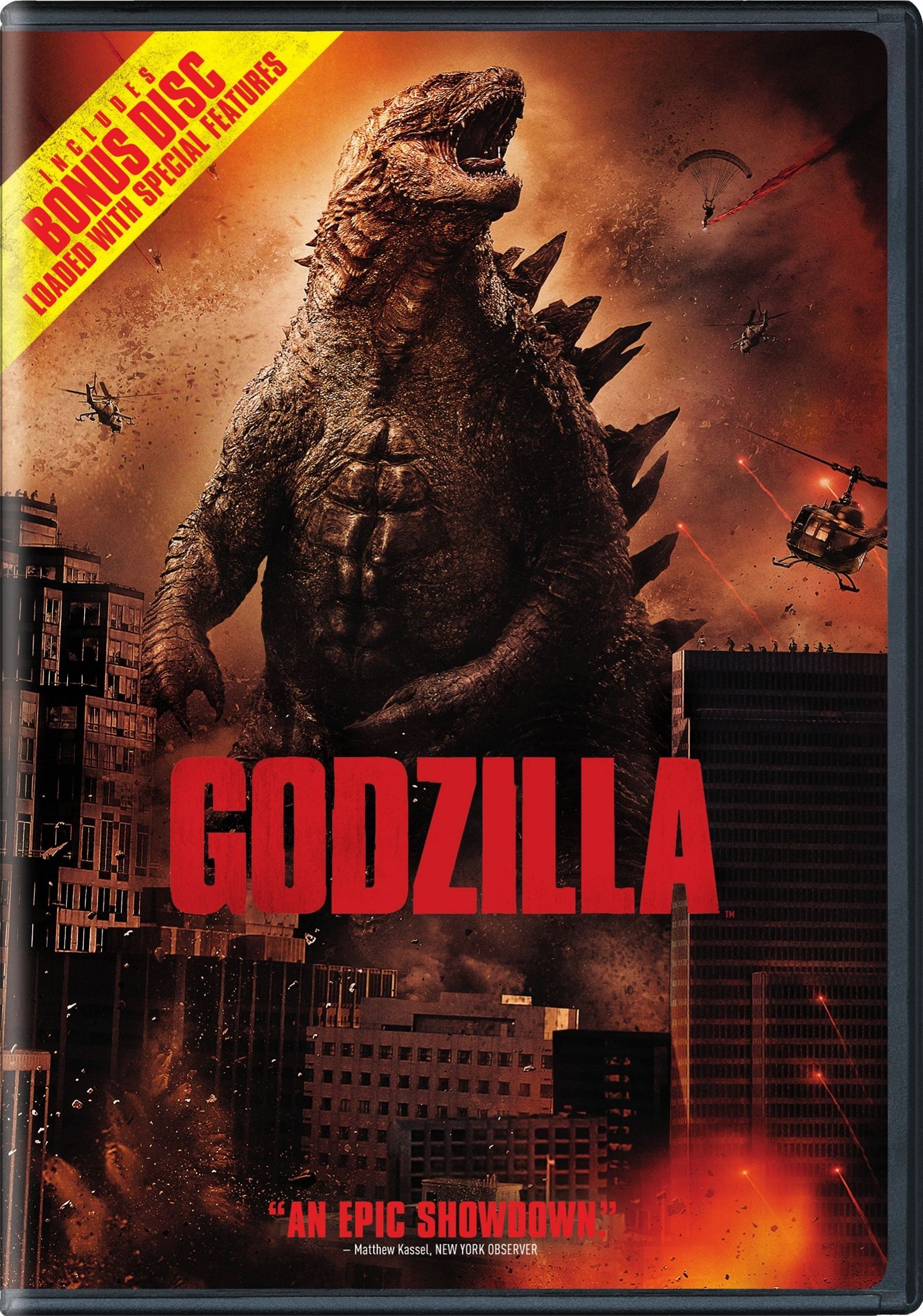 Godzilla DVD Release Date September 16, 2014