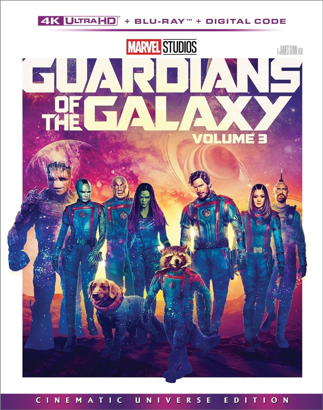 Guardians of the Galaxy Vol. 3 DVD Release Date August 1, 2023