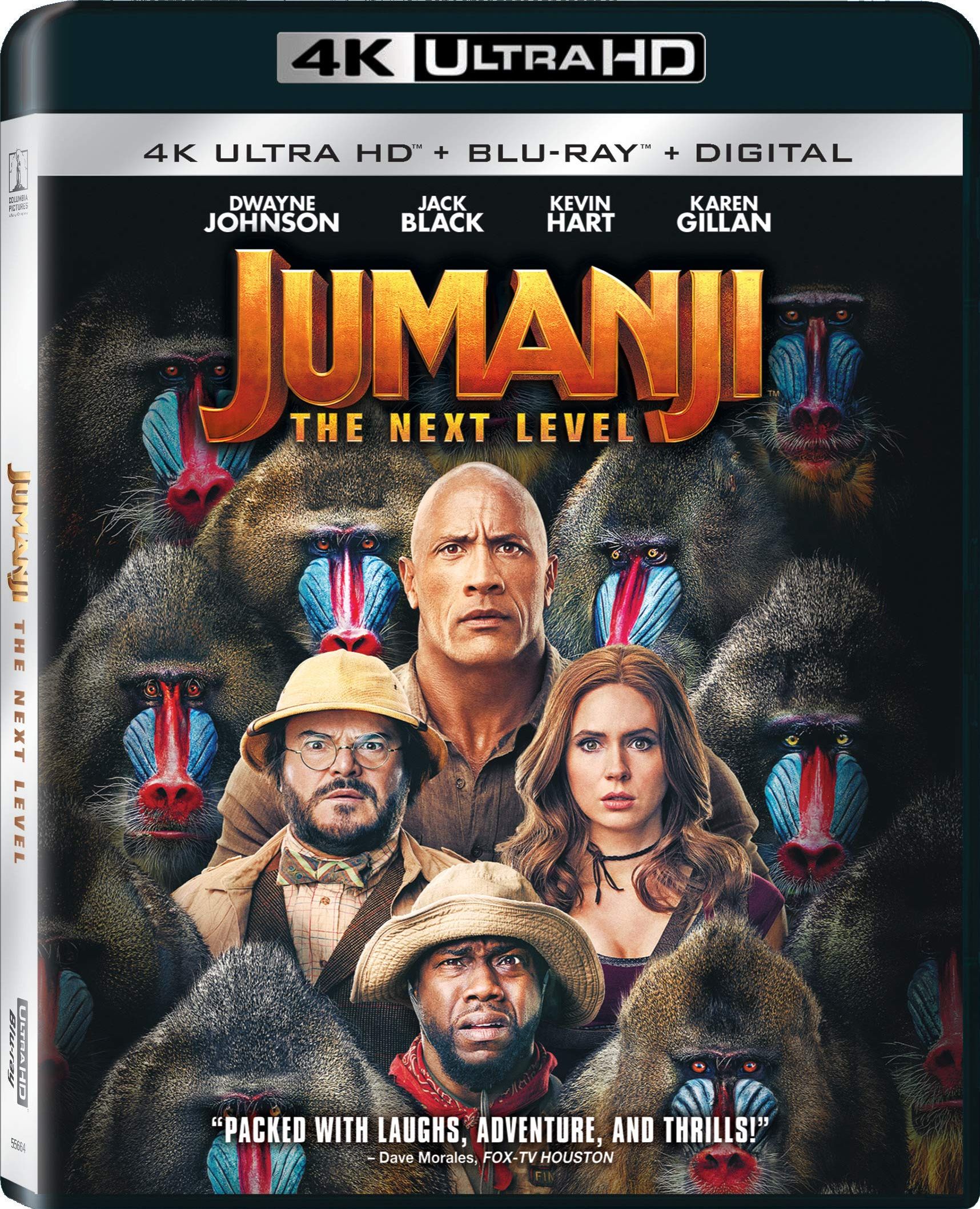 JUMANJI THE NEXT LEVEL UK QUAD (30x 40) ROLLED POSTER DWAYNE JOHNSON ...