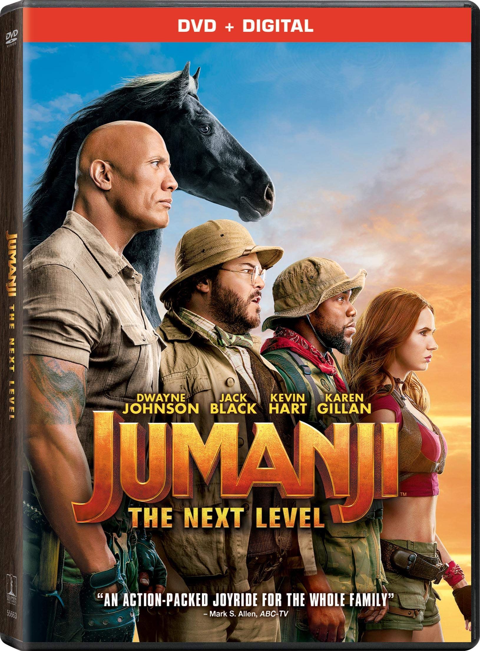 Jumanji The Next Level Dvd Release Date March 17 2020