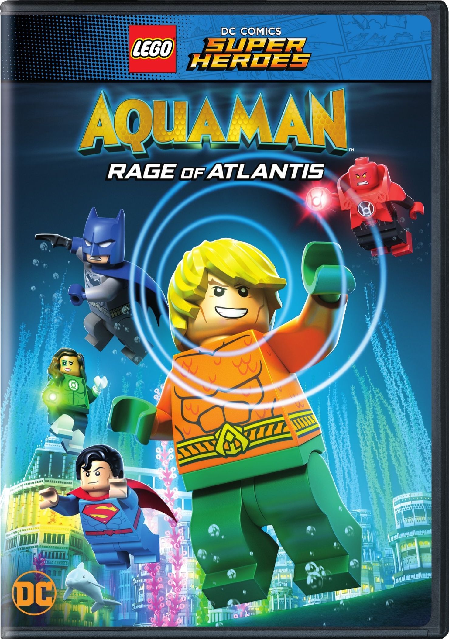 LEGO DC Comics Super Heroes: Aquaman - Rage of Atlantis DVD Release Date August 28, 2018