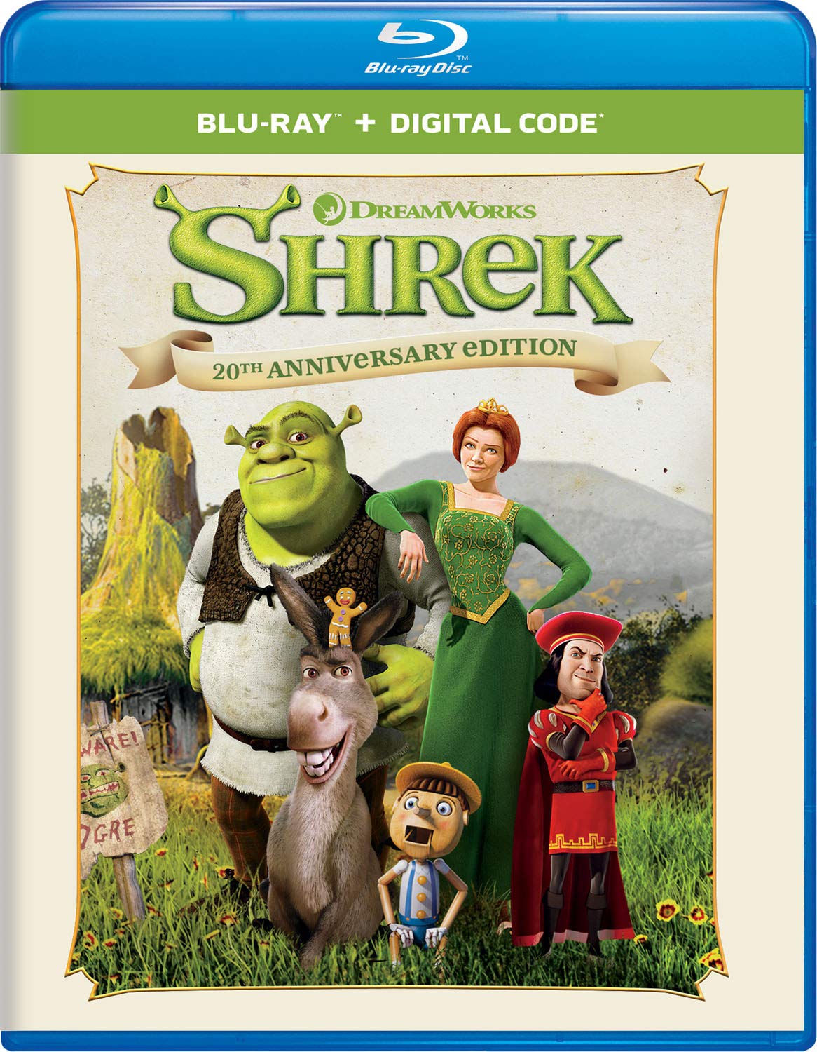 Shrek 1 Dvd Cover