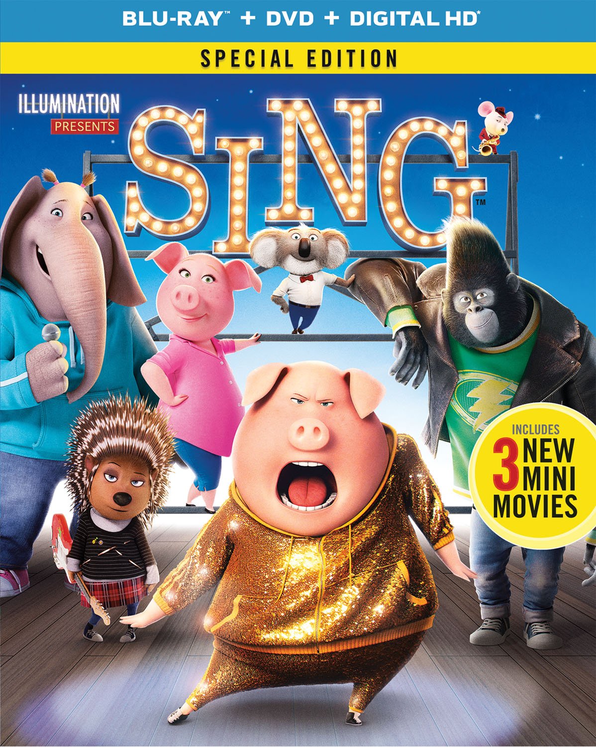 Sing DVD Release Date March 21, 2017