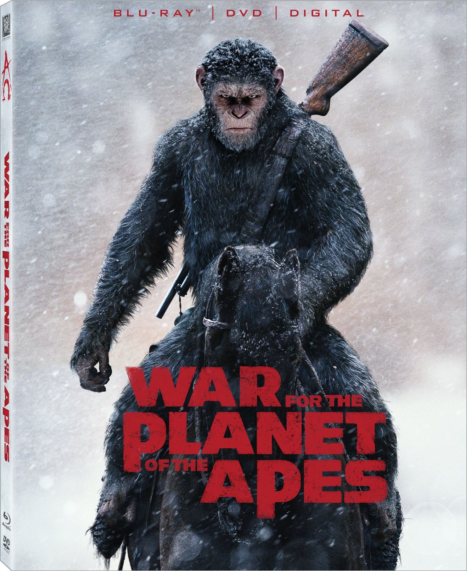 War for the Planet of the Apes DVD Release Date October 24, 2017