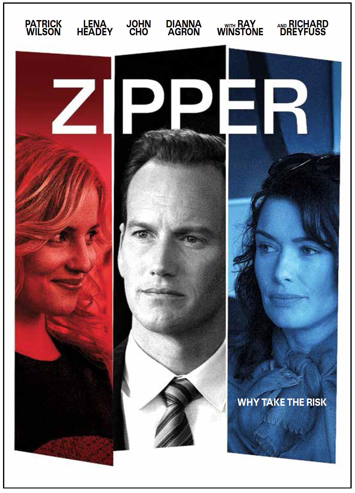 Zipper DVD Release Date September 29, 2015