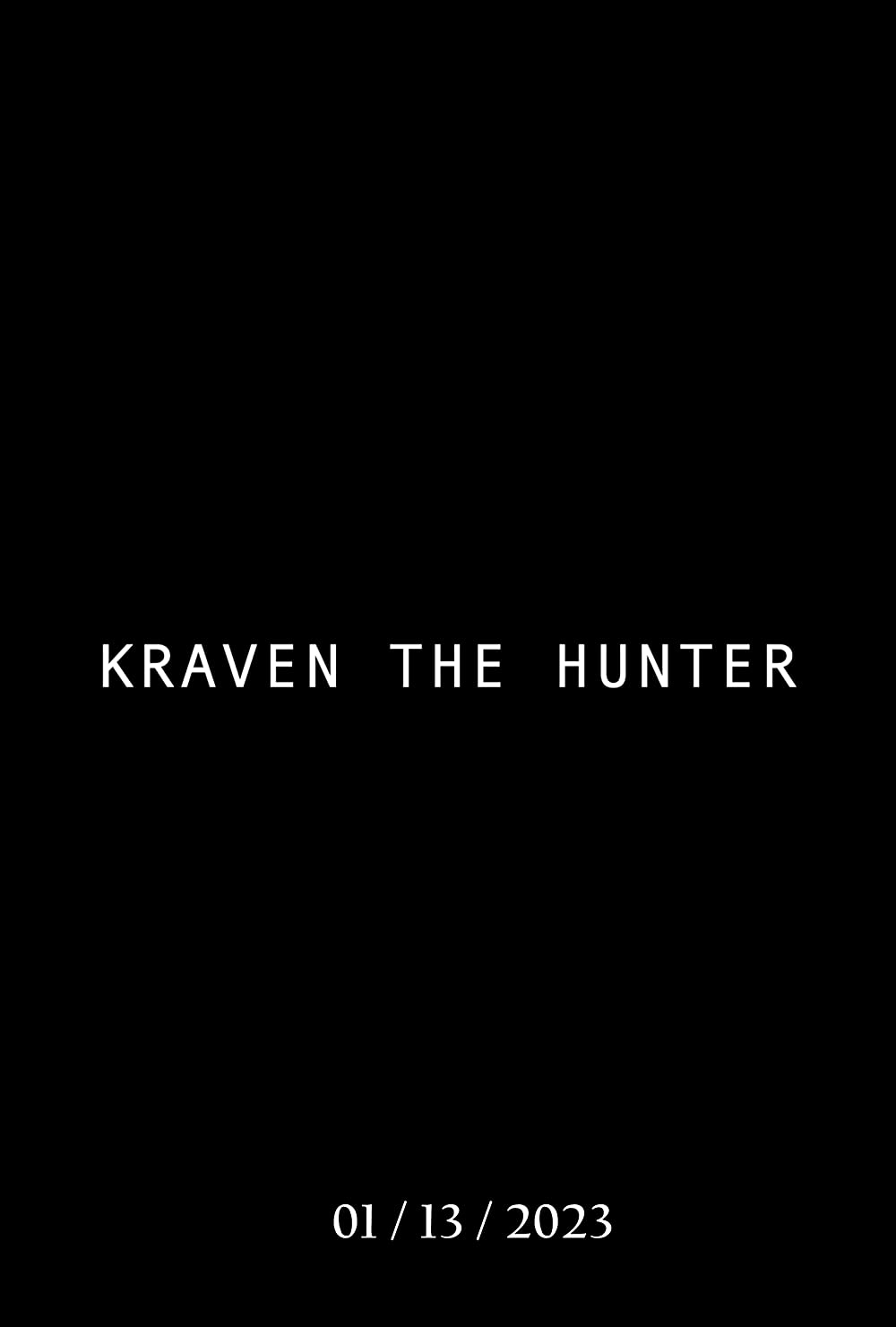 Kraven the Hunter DVD Release Date