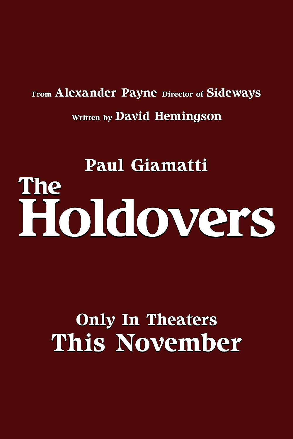 The Holdovers DVD Release Date