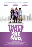 That's What She Said DVD Release Date