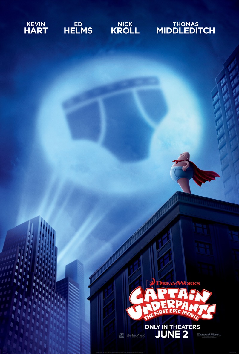 Captain Underpants: The First Epic Movie (DVD) 