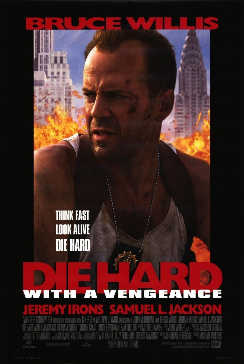 Die Hard With a Vengeance DVD Release Date