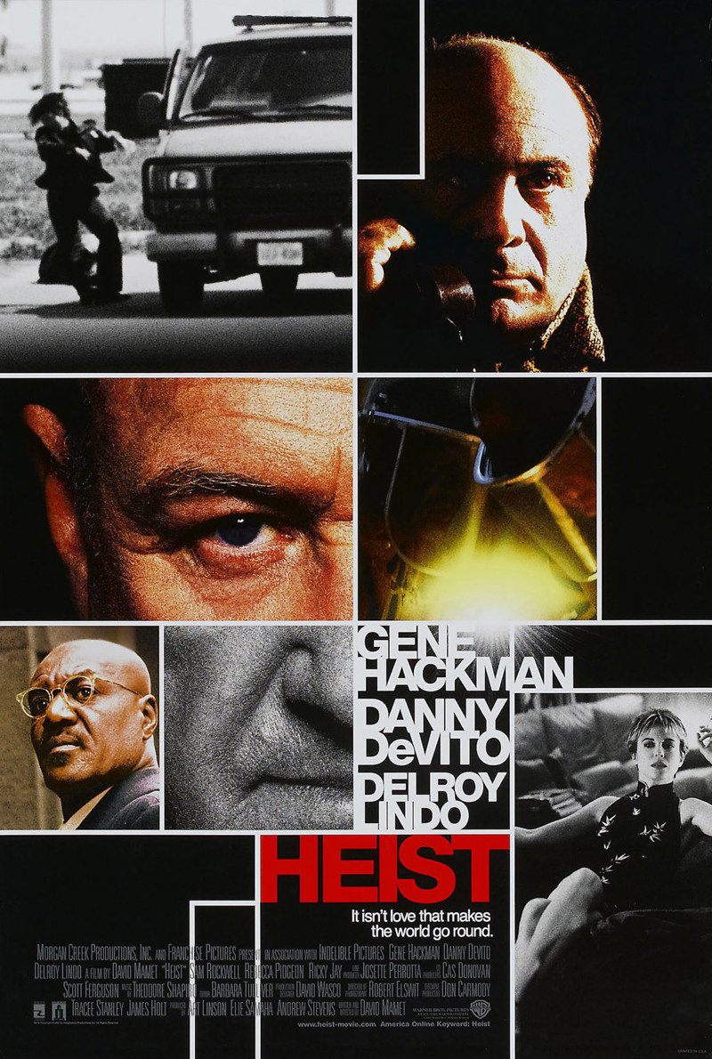 Heist DVD Release Date March 12, 2002