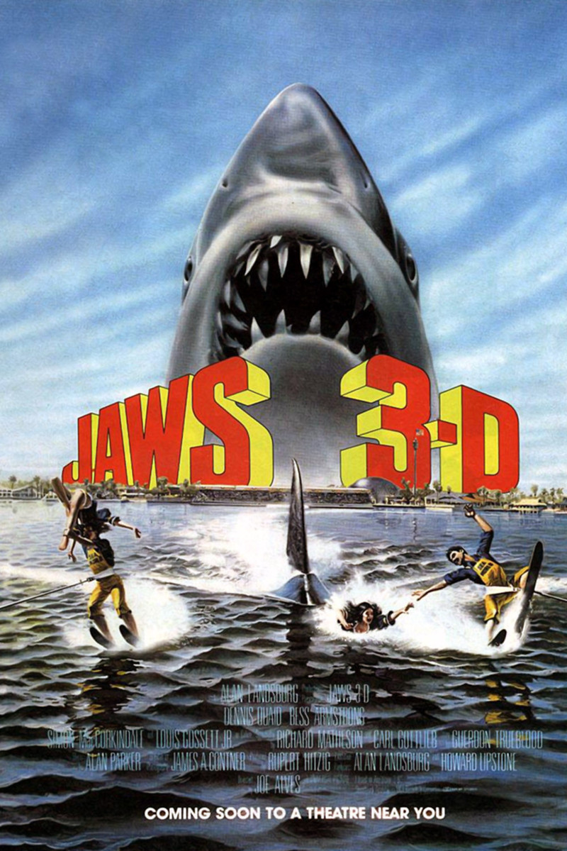 Image result for Jaws 3D poster