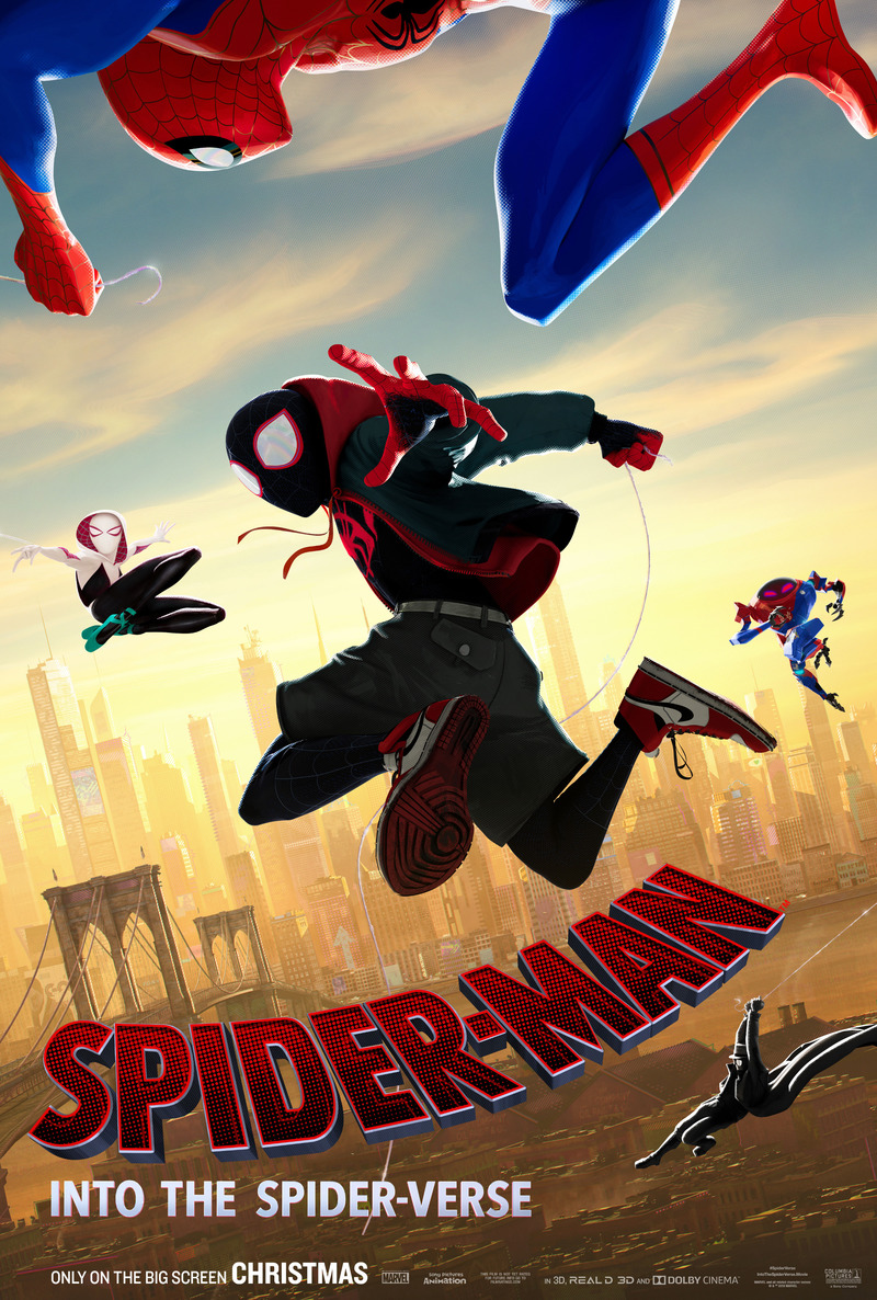 Resultado de imagen de spider man into the spider verse poster hd