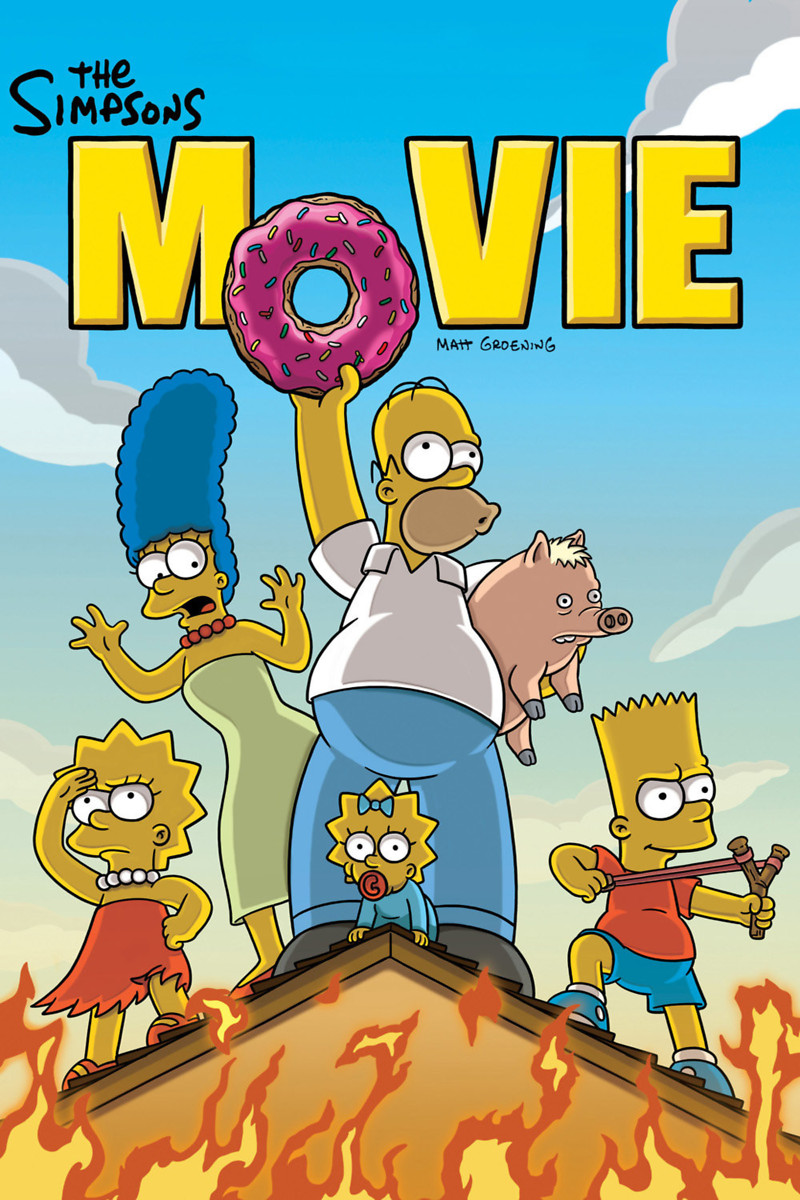 37 HQ Images The Simpsons Movie 2007 - The Simpsons Movie - Movie DVD Custom Covers - The ...