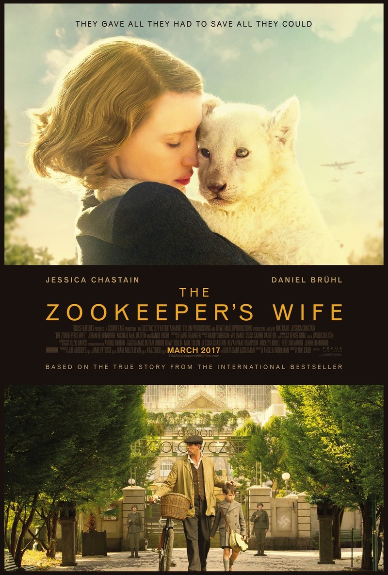 The Zookeepers Wife 2017 movie poster